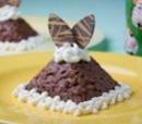 Рисовая кашка со взбитыми сливками и какао Рисовая кашка со взбитыми сливками и какао