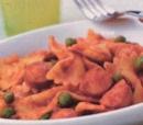 Бантики с сосисками и горошком Бантики с сосисками и горошком